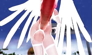 3D MMD Futanari Pole Dance