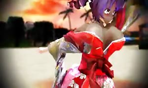 MMD enormous fun bags Touhou Dance