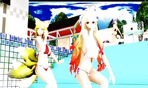 MMD Touhou Dance